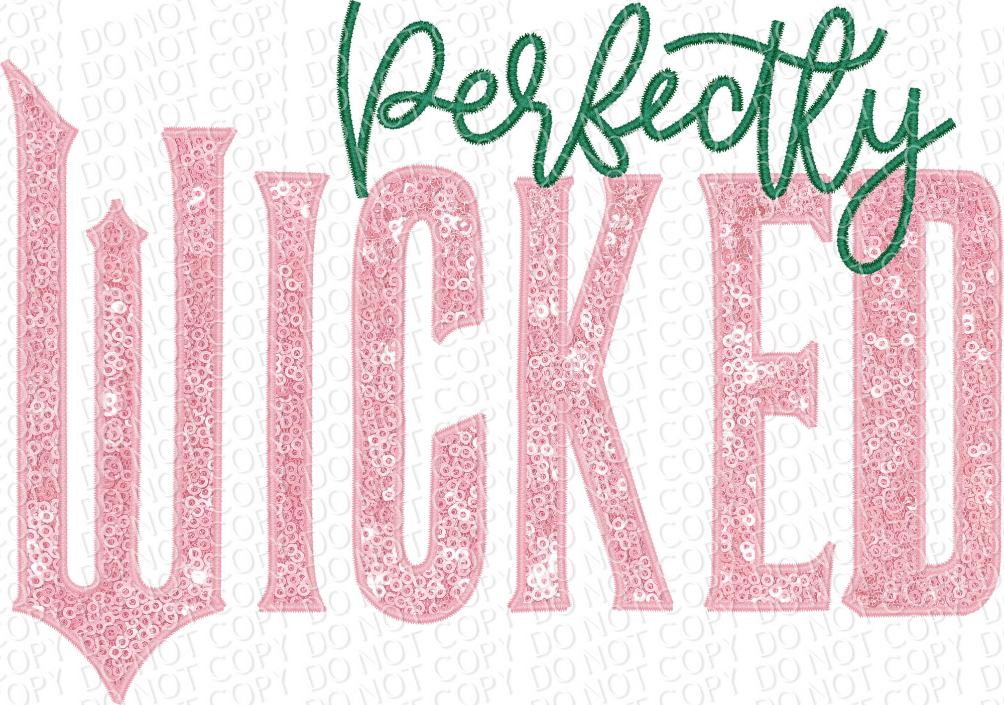 Perfectly Wicked | DTF Ready to Press or Sublimation Transfer ...