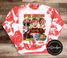 Load image into Gallery viewer, Bleached Red Crewneck Sweatshirt (Multiple Designs) - Completed Apparel Items
