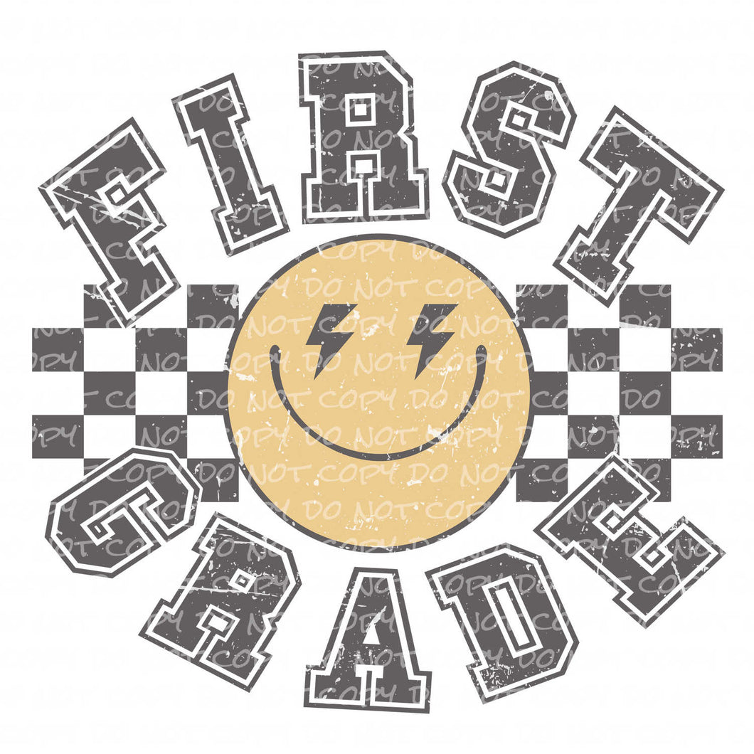 First Grade | DTF Ready to Press or Sublimation Transfer