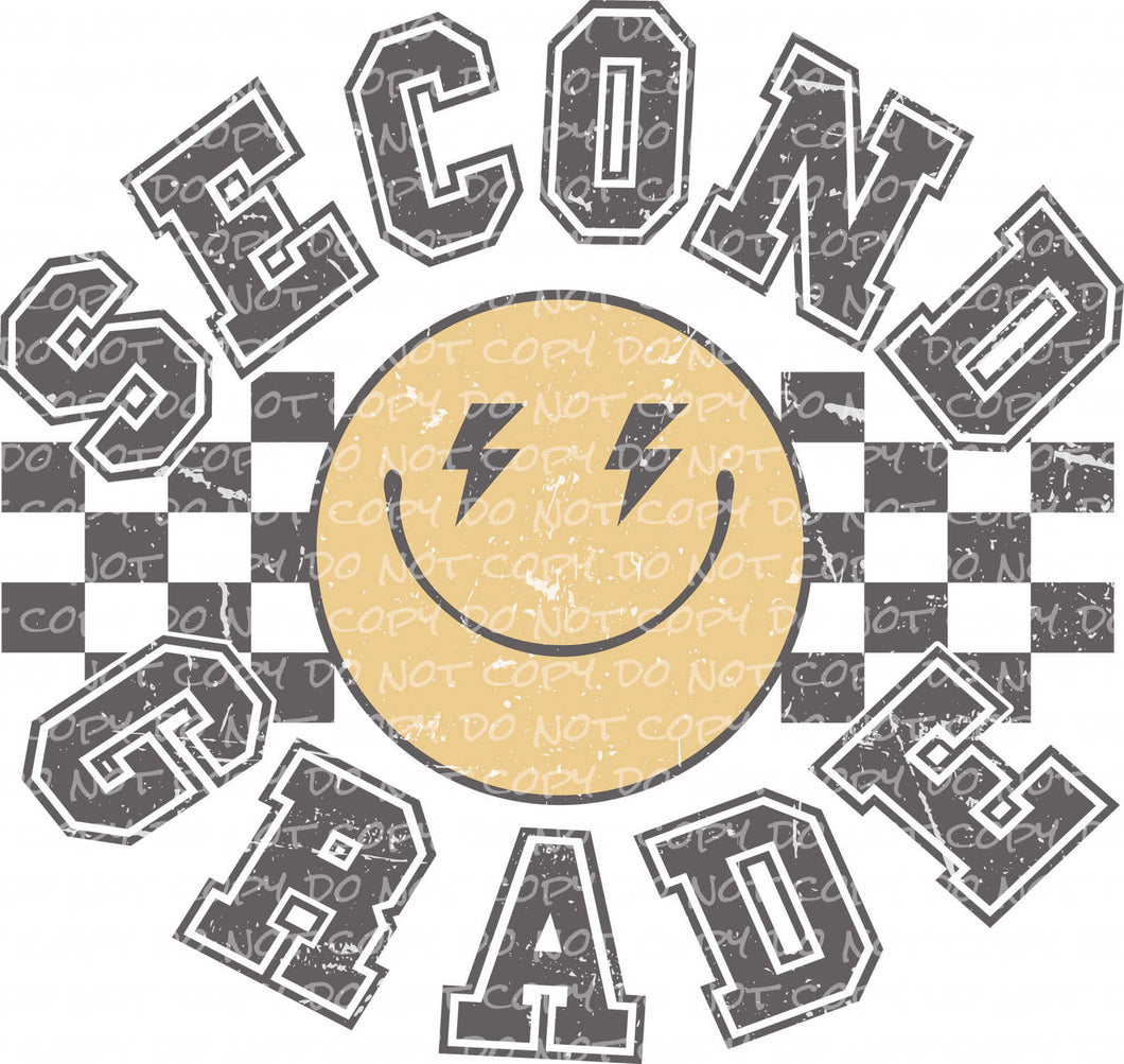 Second Grade | DTF Ready to Press or Sublimation Transfer