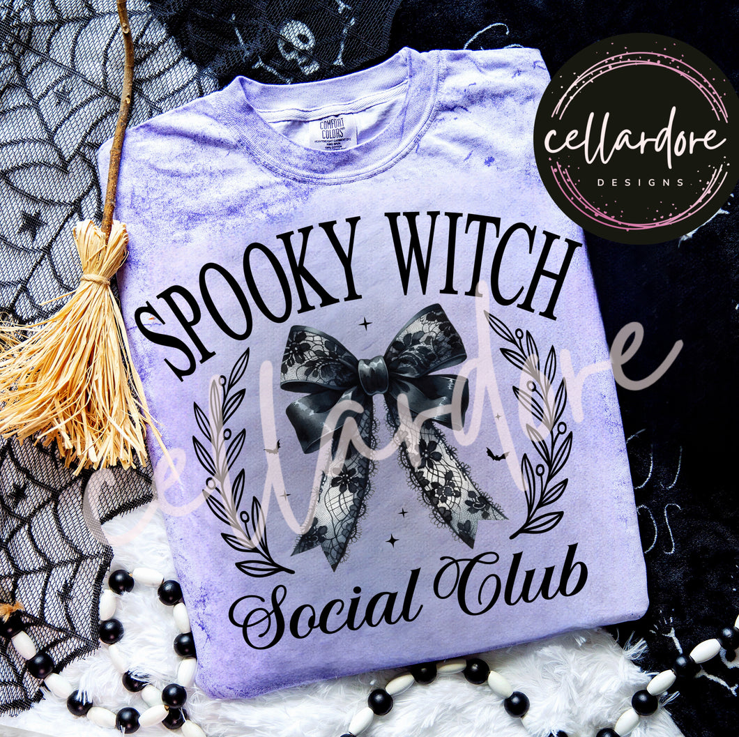 Spooky Witch Social Club- Completed Apparel Item