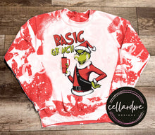 Load image into Gallery viewer, Bleached Red Crewneck Sweatshirt (Multiple Designs) - Completed Apparel Items
