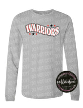 Load image into Gallery viewer, Warriors Waved Stars - Completed Apparel Item
