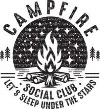 Load image into Gallery viewer, Campfire Social Club | DTF Ready to Press or Sublimation Transfer
