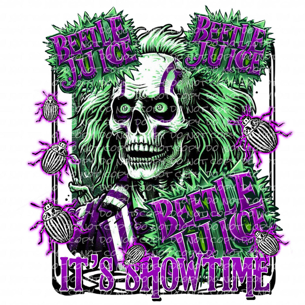 It's Showtime Skeleton | DTF Ready to Press or Sublimation Transfer