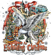 Load image into Gallery viewer, Have an Enchanting Christmas (3 designs) with optional sleeve (2 designs) | DTF Ready to Press or Sublimation Transfer
