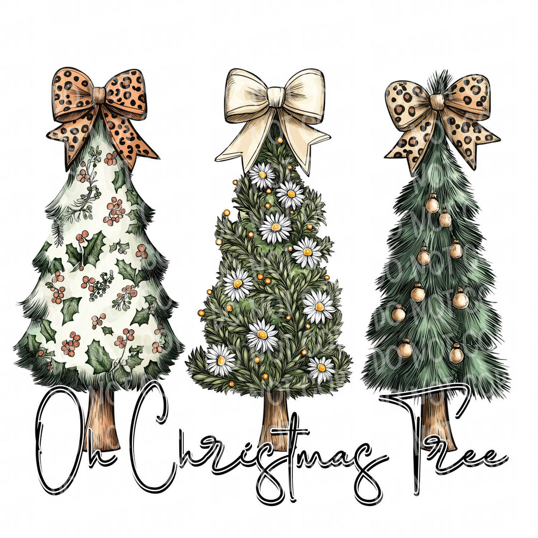 Oh Christmas Tree | DTF Ready to Press or Sublimation Transfer