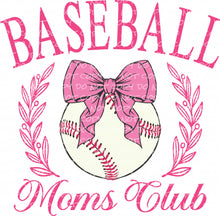 Load image into Gallery viewer, Baseball Moms Club | DTF Ready to Press or Sublimation Transfer
