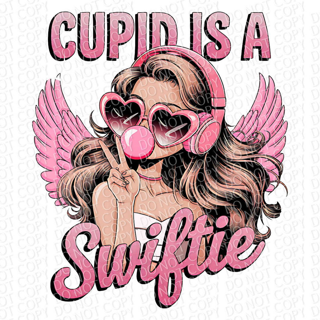 Cupid is a Swiftie | DTF Ready to Press or Sublimation Transfer