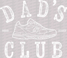 Load image into Gallery viewer, Dad&#39;s Club | DTF Ready to Press Transfer or Sublimation Transfer
