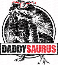 Load image into Gallery viewer, Daddy Saurus | DTF Ready to Press Transfer
