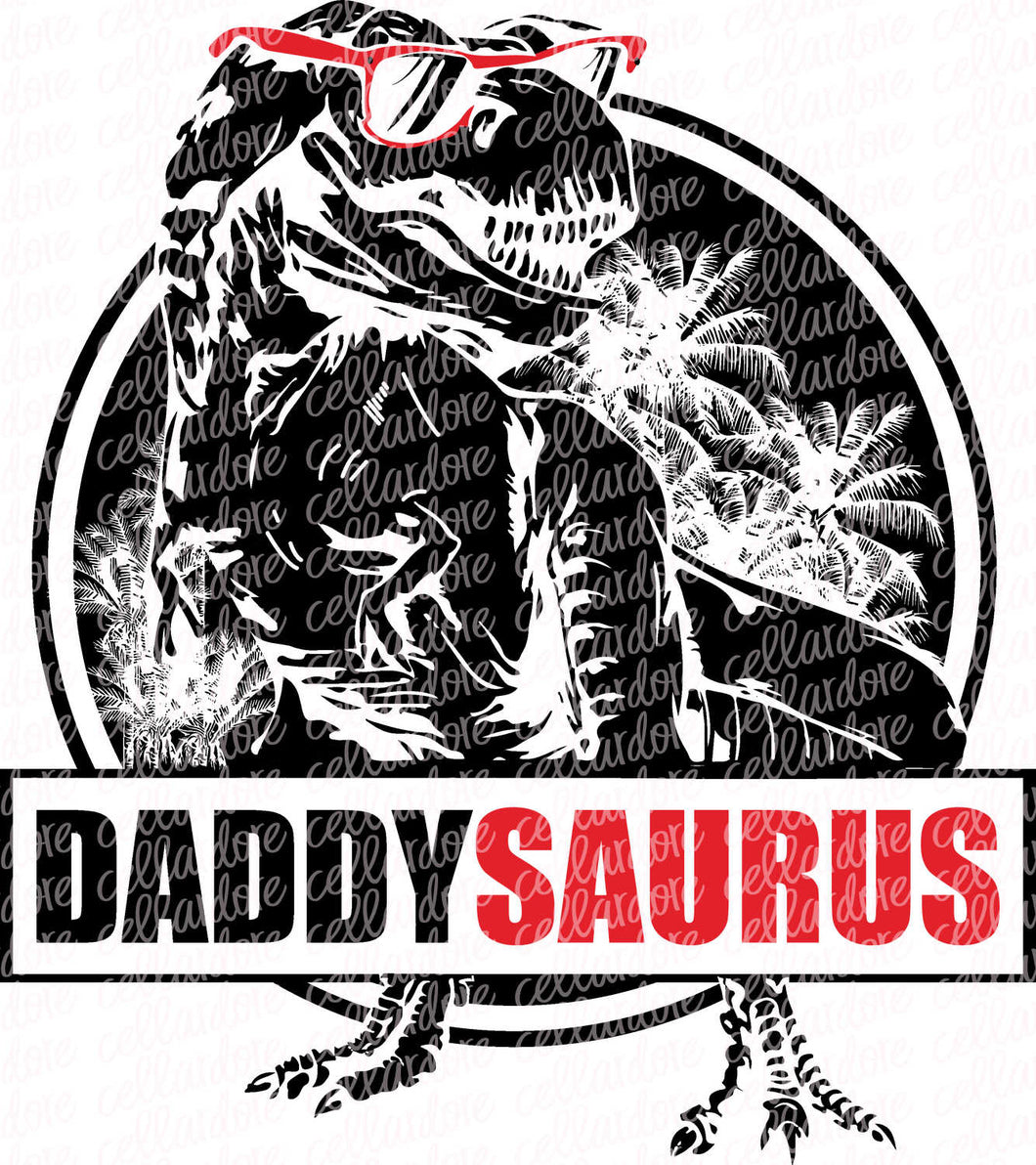 Daddy Saurus | DTF Ready to Press Transfer