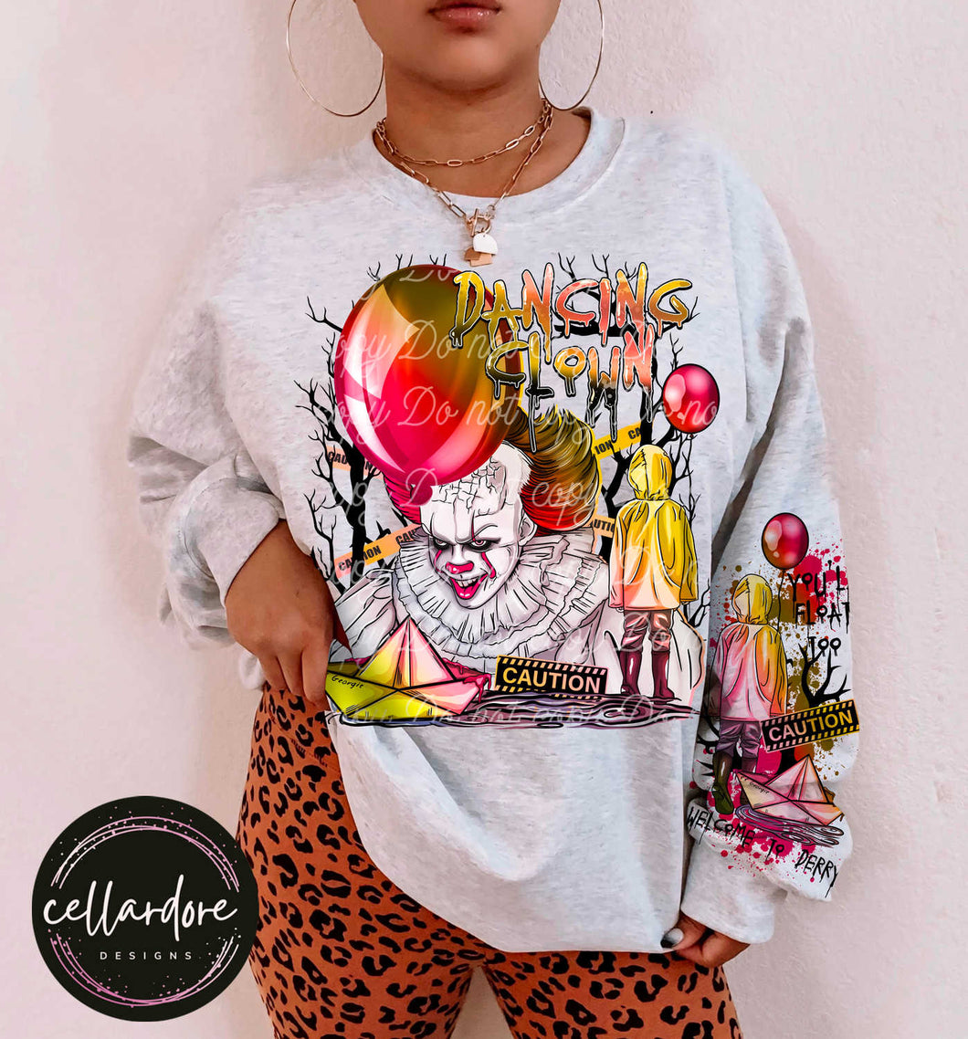 Dancing Clown Halloween Classic Sweatshirt/T-Shirt