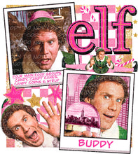 Load image into Gallery viewer, E_L_F_Christmas Classic Polaroid | DTF Ready to Press or Sublimation Transfer
