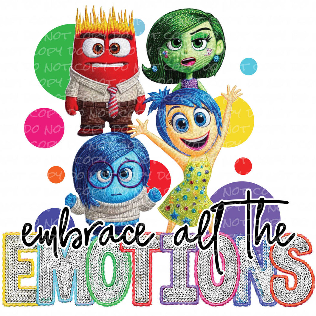 Kids Embrace All The Emotions | DTF Ready to Press or Sublimation Transfer