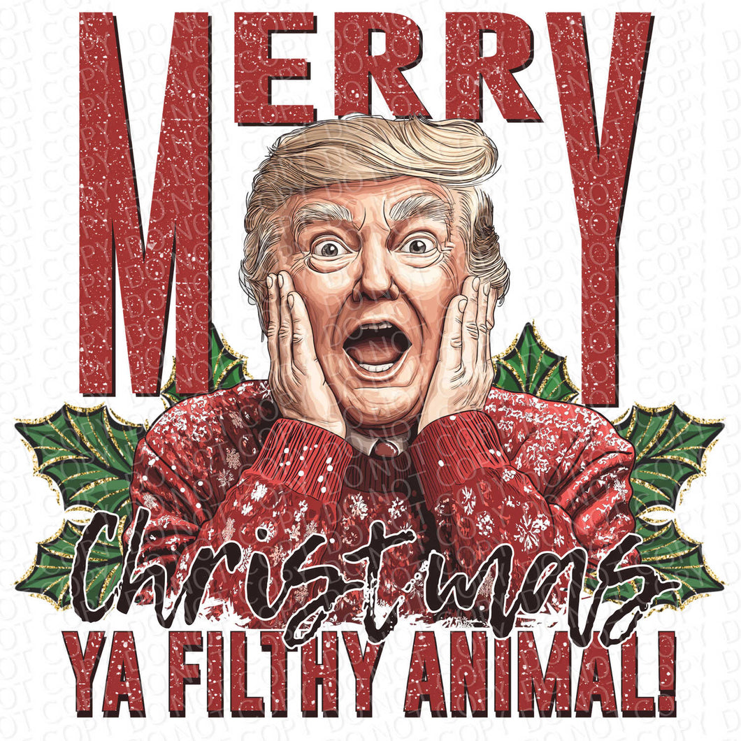 Trump Christmas Movie Series | DTF Ready to Press or Sublimation Transfer