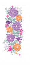 Load image into Gallery viewer, Floral Ghost with optional sleeve design | DTF Ready to Press or Sublimation Transfer
