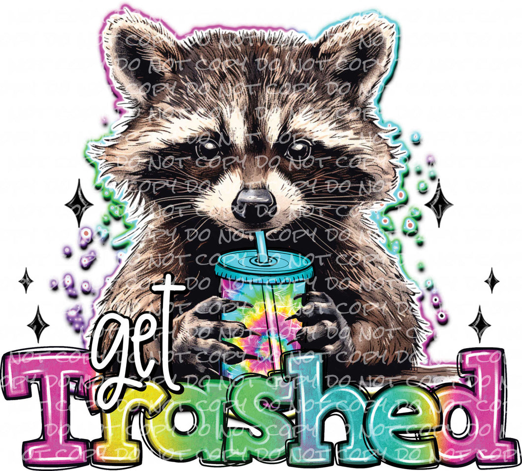 Get Trashed | DTF Ready to Press or Sublimation Transfer