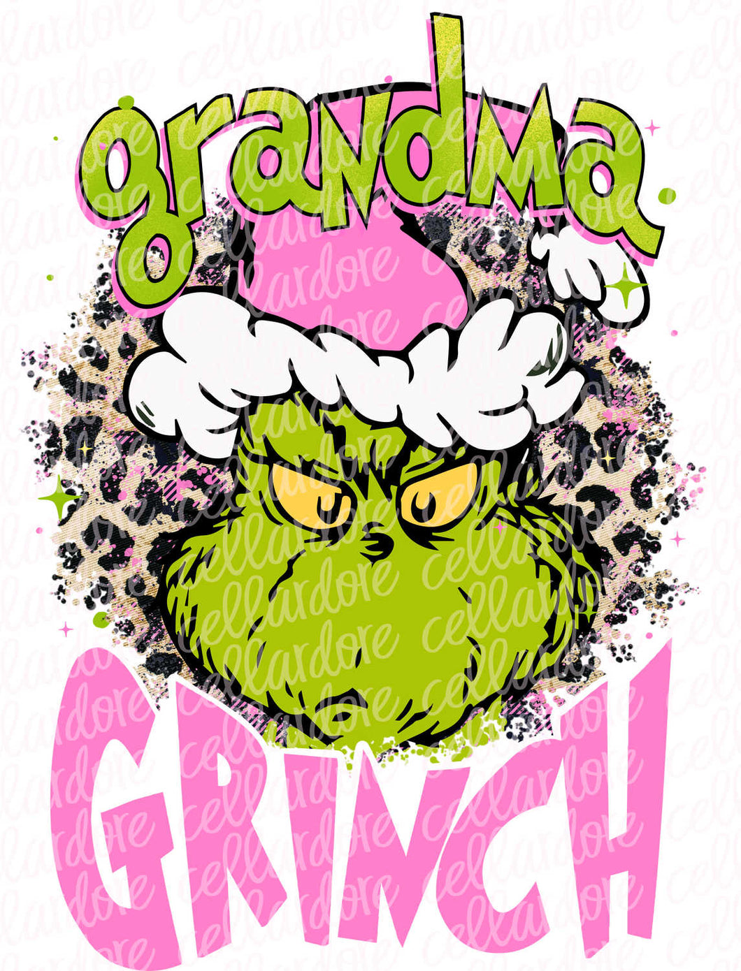 Grandma G_R_I_N_C_H  | DTF Ready to Press or Sublimation Transfer