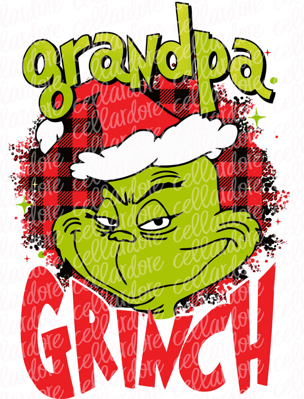 Grandpa G_R_I_N_C_H  | DTF Ready to Press or Sublimation Transfer