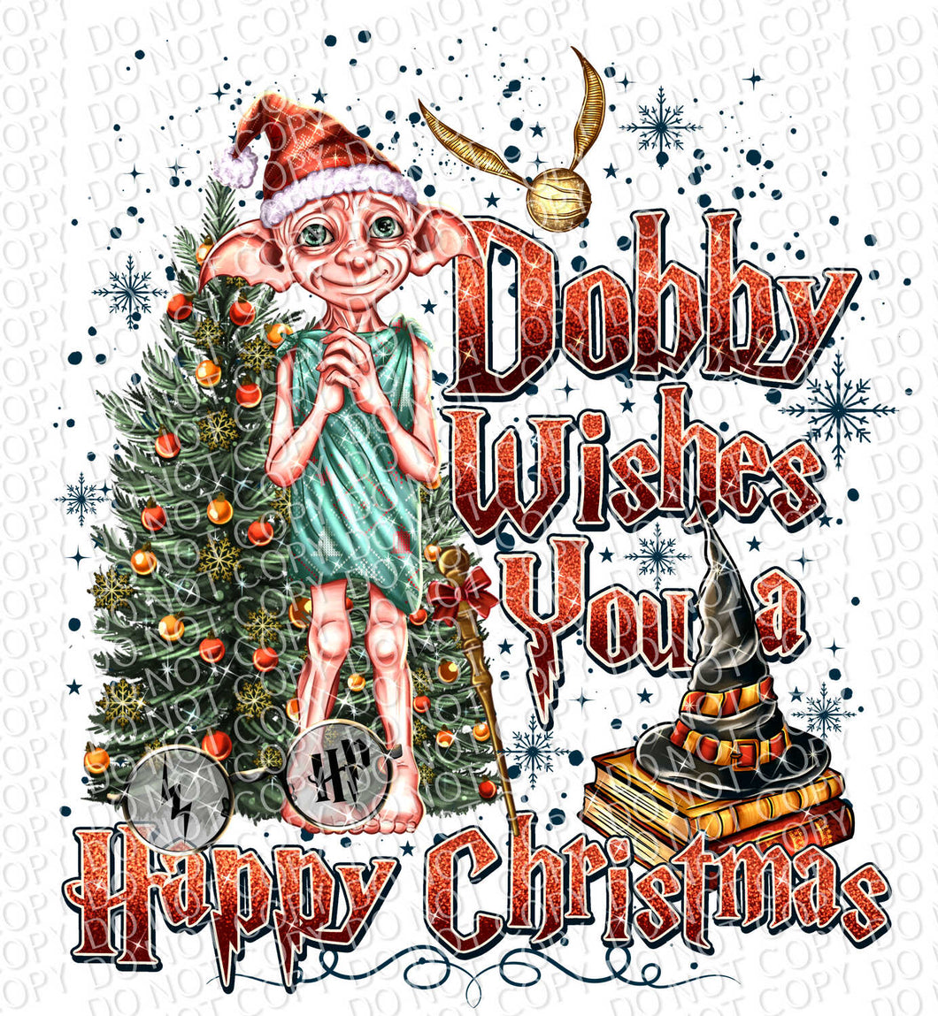 Happy Christmas 2 | DTF Ready to Press or Sublimation Transfer