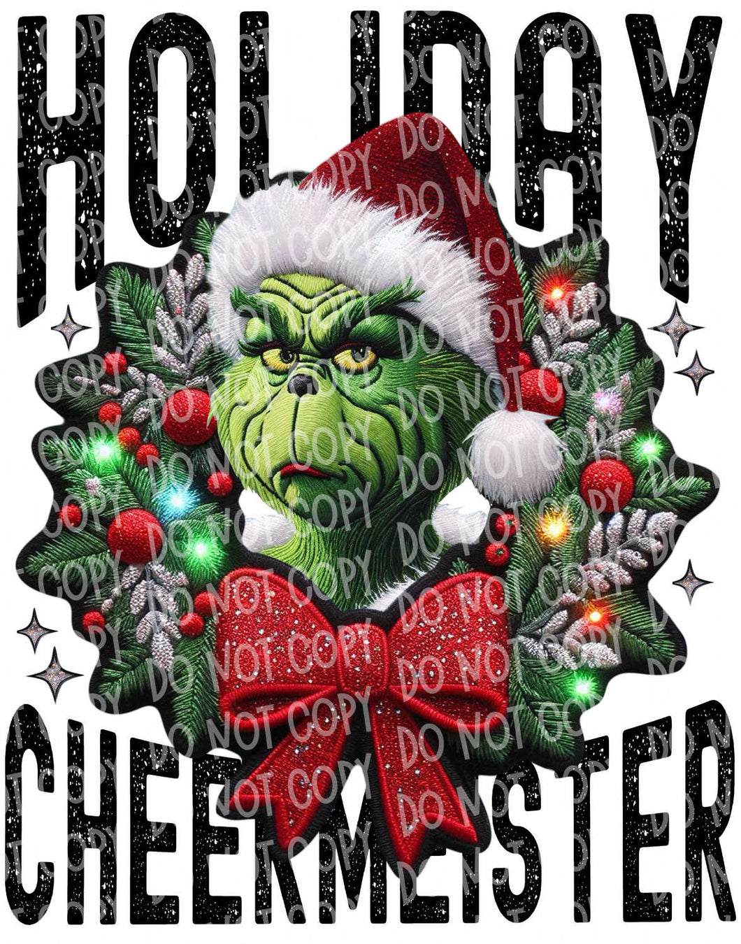 Holiday Cheermeister | DTF Ready to Press or Sublimation Transfer