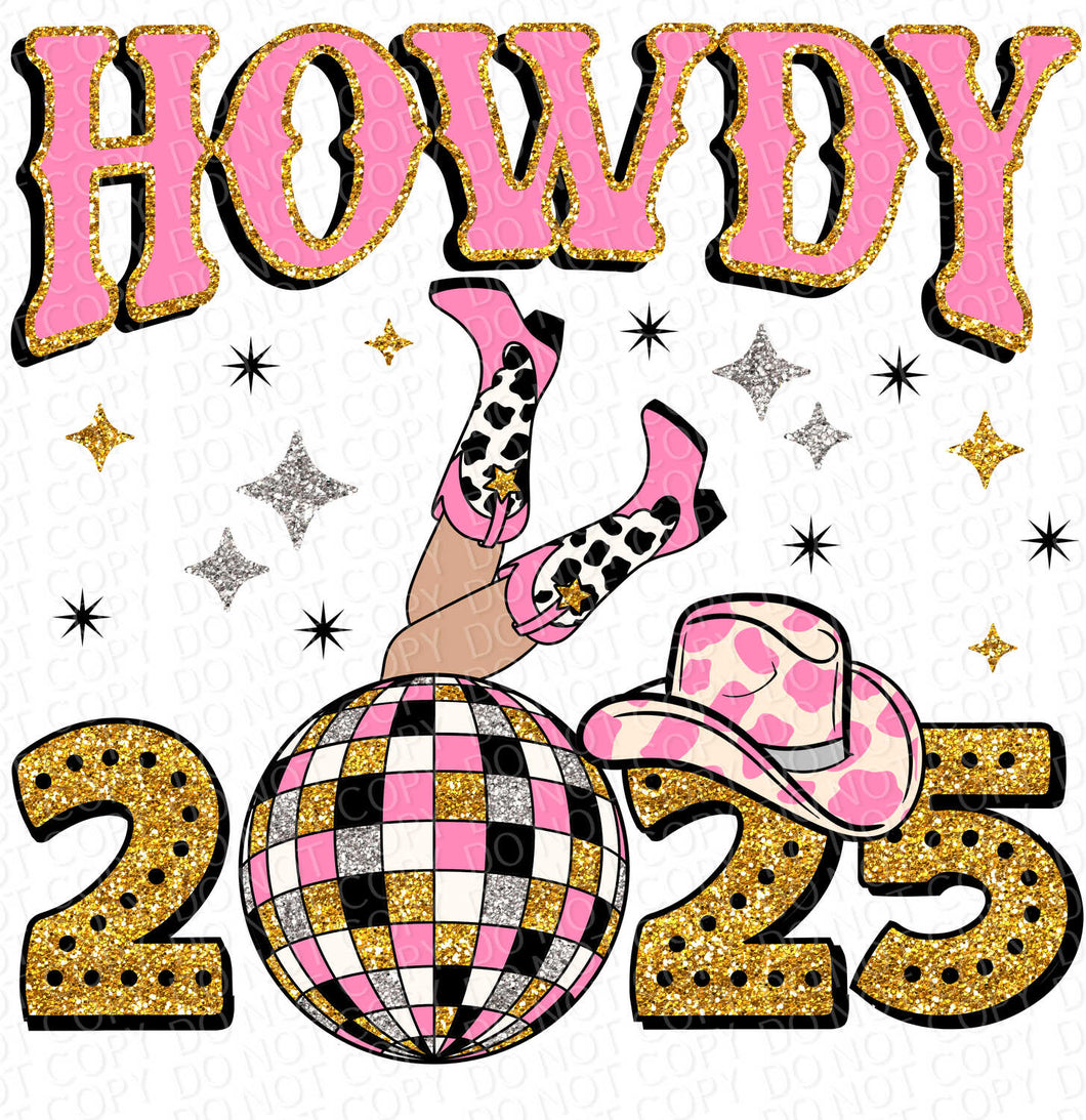 Howdy 2025 | DTF Ready to Press or Sublimation Transfer