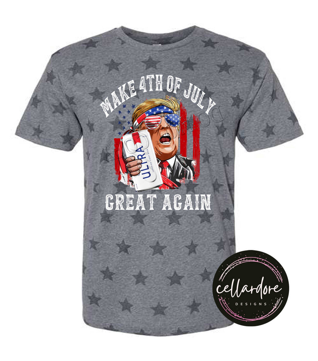 Make the 4th Great Again on Grey Star Tee