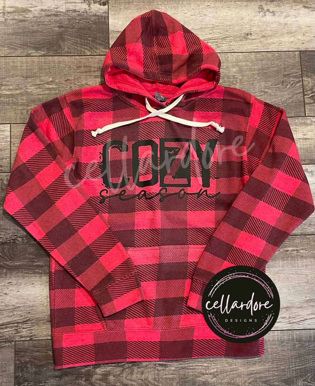 Cozy Season Buffalo Plaid Hoodie