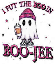 Load image into Gallery viewer, I Put the Boo in Boojee Ghostie | DTF Ready to Press or Sublimation Transfer
