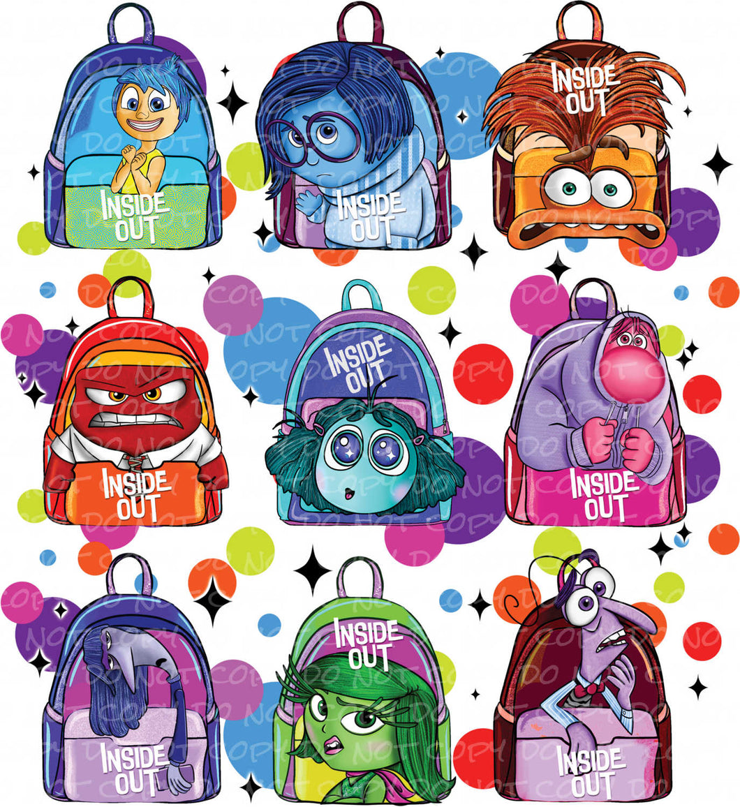 Feelings Backpacks | DTF Ready to Press or Sublimation Transfer