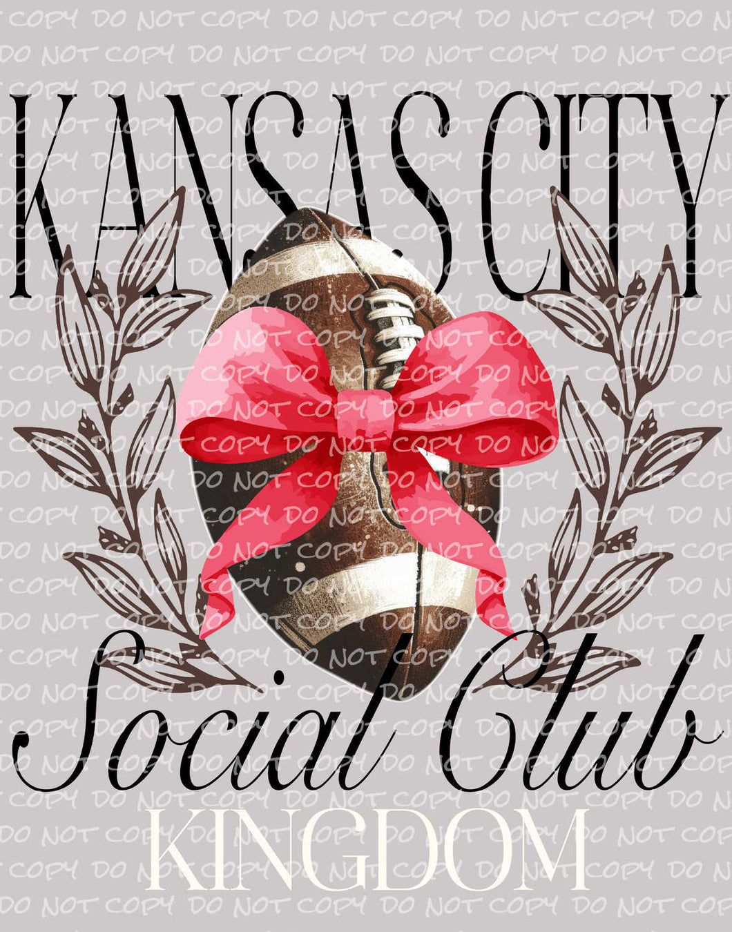 Kansas City Social Club | DTF Ready to Press or Sublimation Transfer