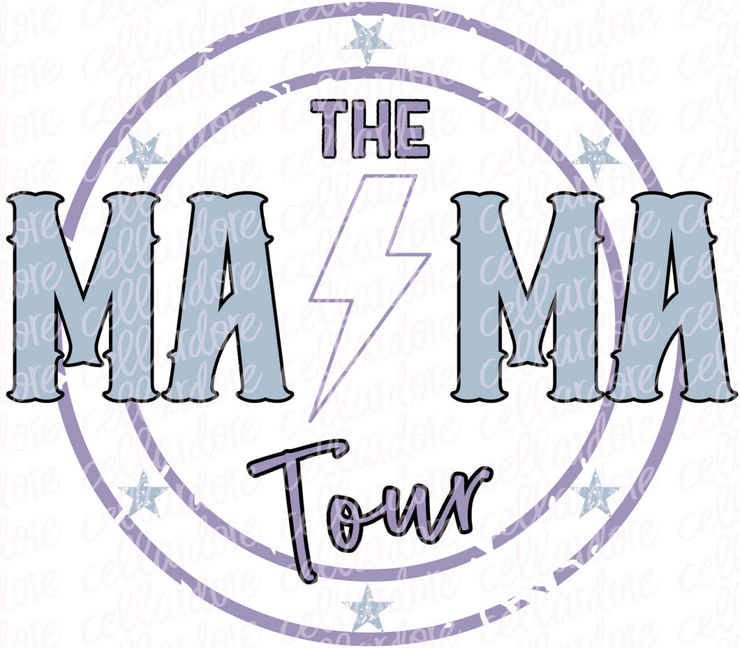 The M A M A Tour - front and back set - DTF Ready to Press Transfer