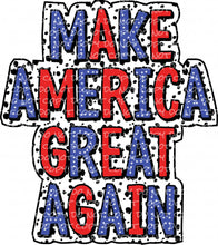 Load image into Gallery viewer, Make America Great Again Dalmatian Dots - DTF Ready to Press or Sublimation Transfer
