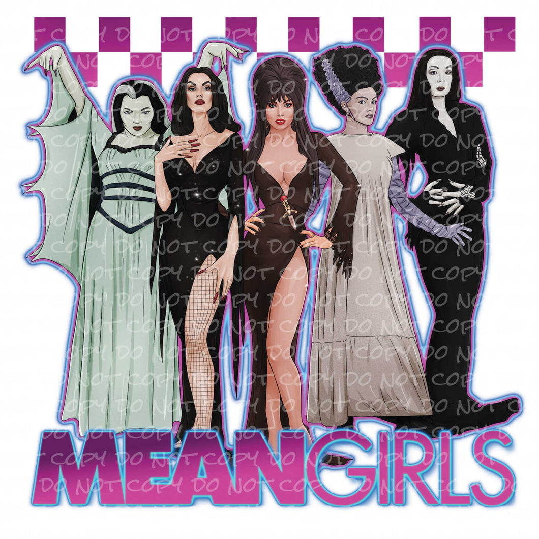 Halloween Mean Girls | DTF Ready to Press or Sublimation Transfer