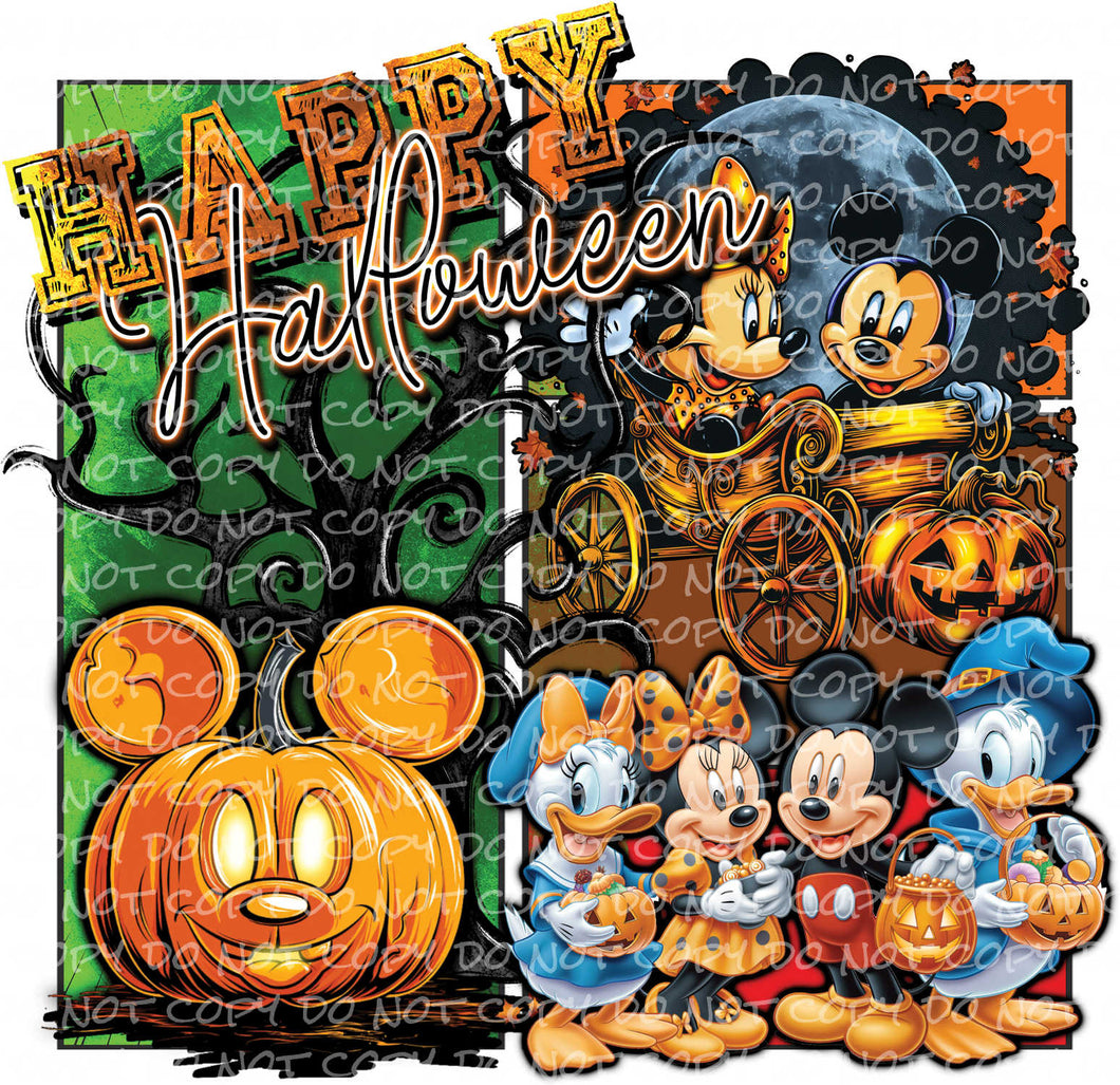 Happy Halloween | DTF Ready to Press or Sublimation Transfer