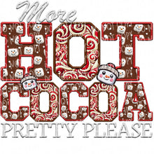 Load image into Gallery viewer, Hot Cocoa | DTF Ready to Press or Sublimation Transfer
