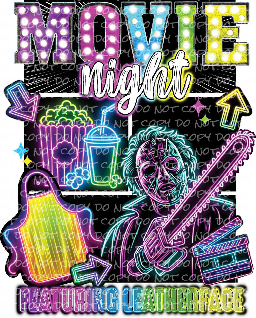 Movie Night | DTF Ready to Press or Sublimation Transfer