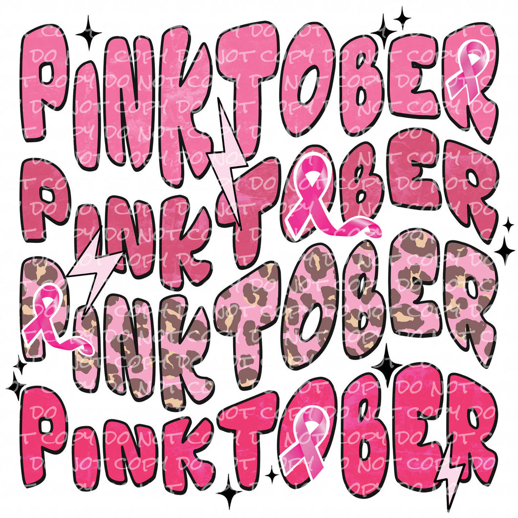 Pinktober | DTF Ready to Press or Sublimation Transfer