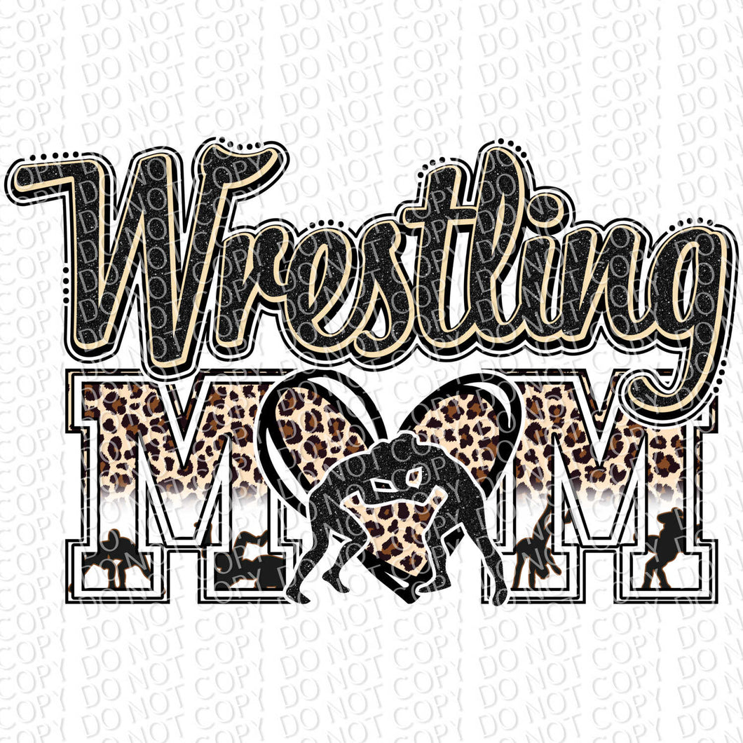 Wrestling Mom | DTF Ready to Press or Sublimation Transfer