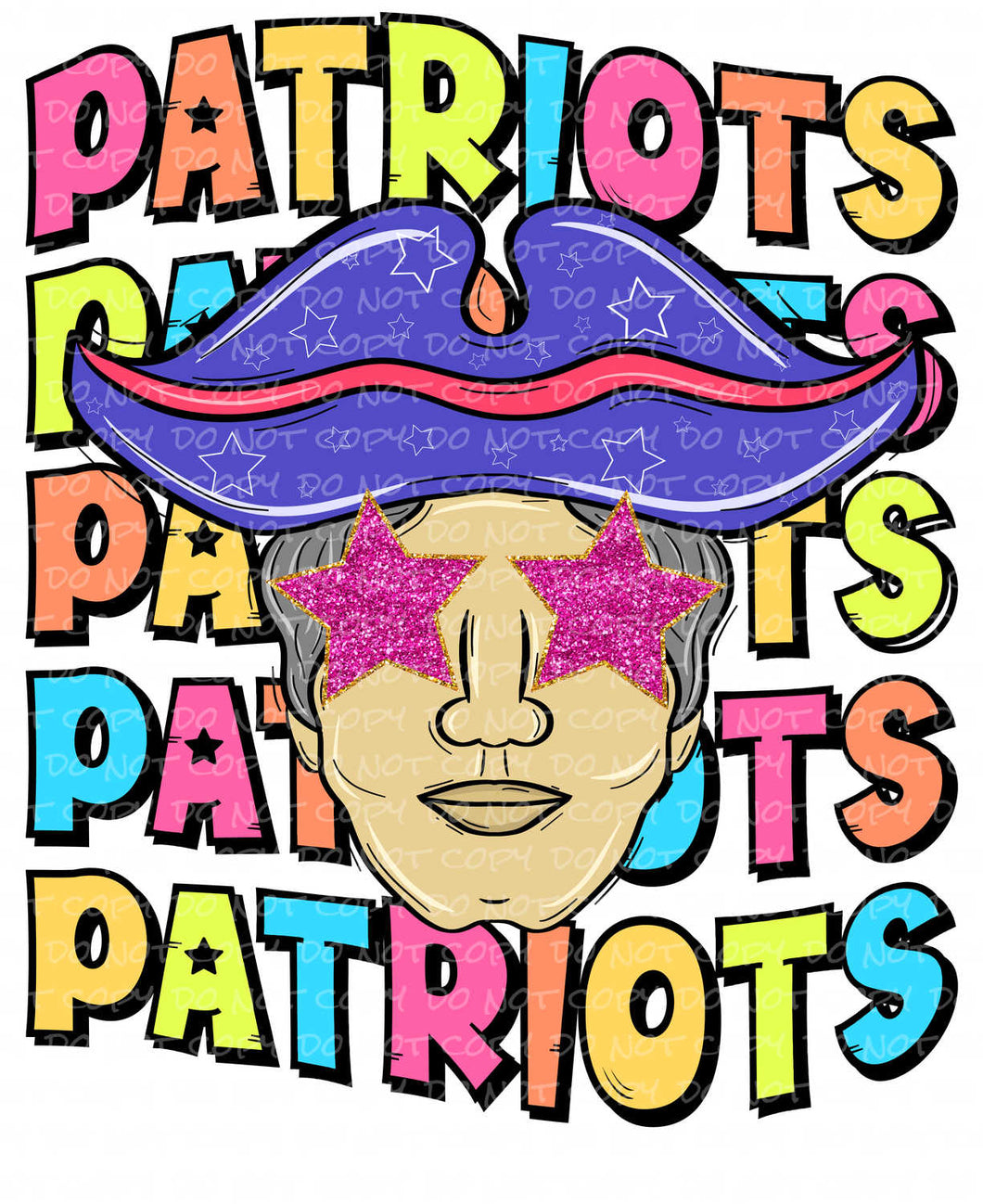 Patriots Colorful | DTF Ready to Press or Sublimation Transfer