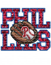 Load image into Gallery viewer, Baseball Faux Embroidery Patch - PA | DTF Ready to Press or Sublimation Transfer
