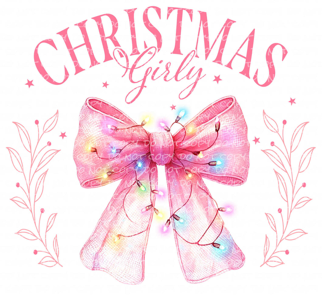 Christmas Girly | DTF Ready to Press or Sublimation Transfer