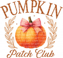 Load image into Gallery viewer, Pumpkin Patch Club | DTF Ready to Press or Sublimation Transfer
