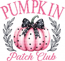 Load image into Gallery viewer, Pumpkin Patch Club Pink | DTF Ready to Press or Sublimation Transfer
