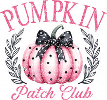 Load image into Gallery viewer, Pumpkin Patch Club Pink | DTF Ready to Press or Sublimation Transfer
