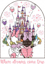 Load image into Gallery viewer, WHERE DREAMS COME TRUE with optional pocket design - DTF Ready to Press Transfer
