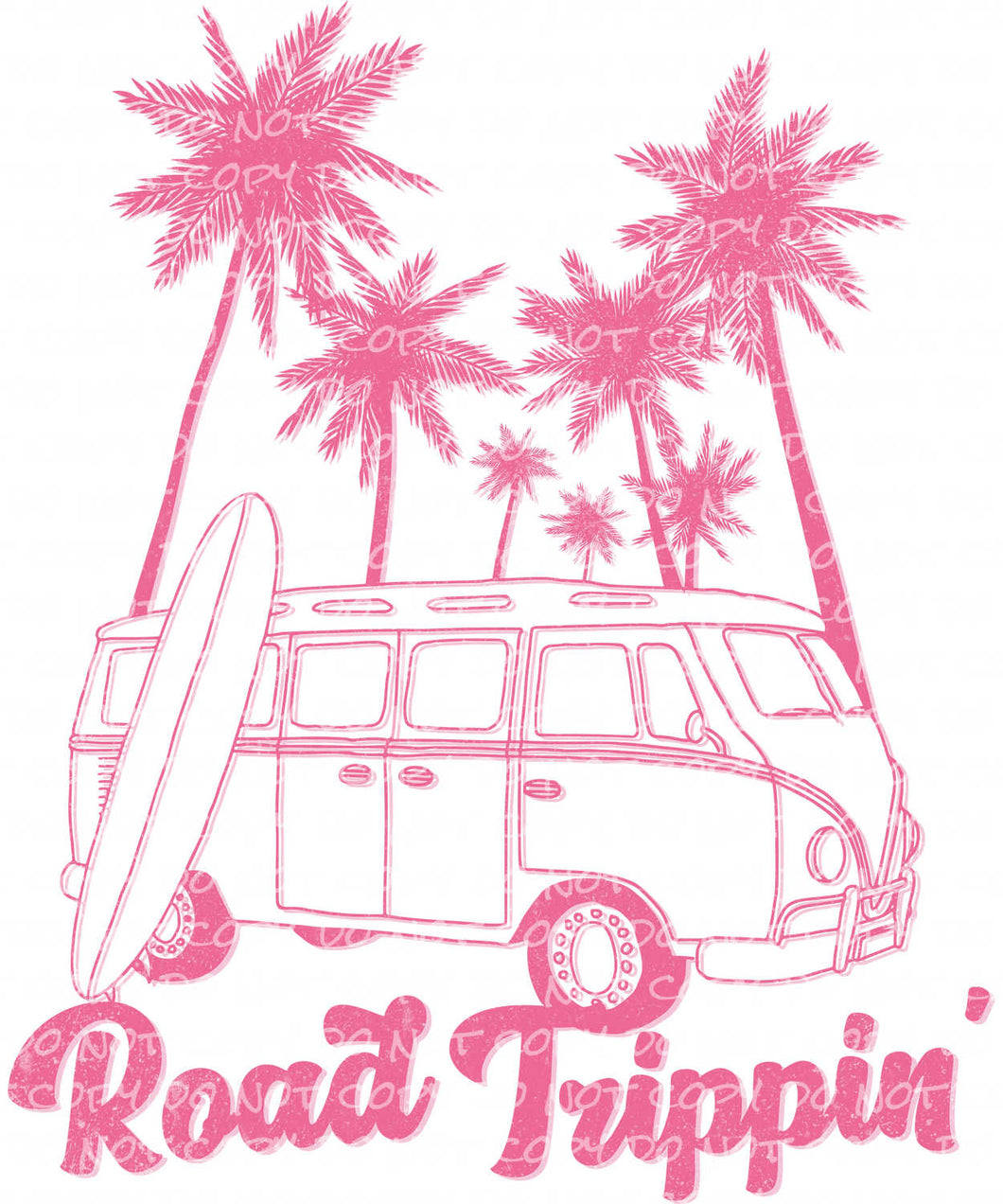 Road Trippin' | DTF Ready to Press or Sublimation Transfer