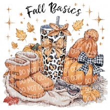 Load image into Gallery viewer, Fall Basics | DTF Ready to Press or Sublimation Transfer
