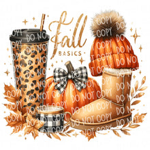 Load image into Gallery viewer, Fall Basics | DTF Ready to Press or Sublimation Transfer
